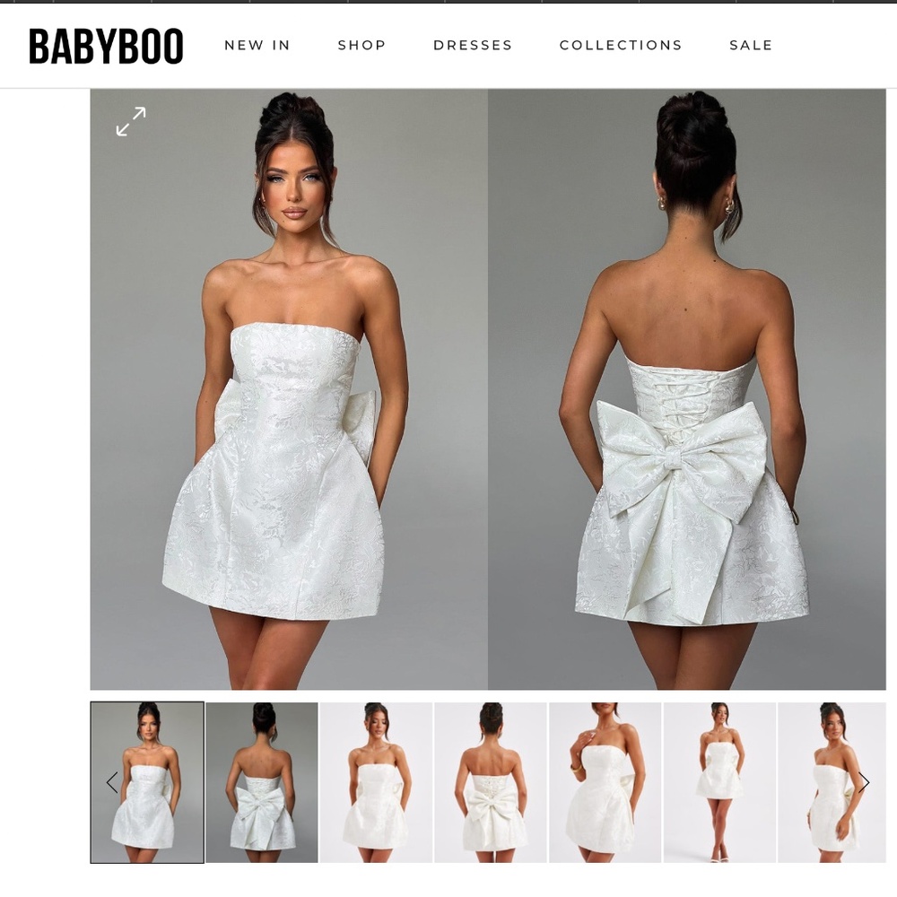 ELENORA MINI DRESS - IVORY